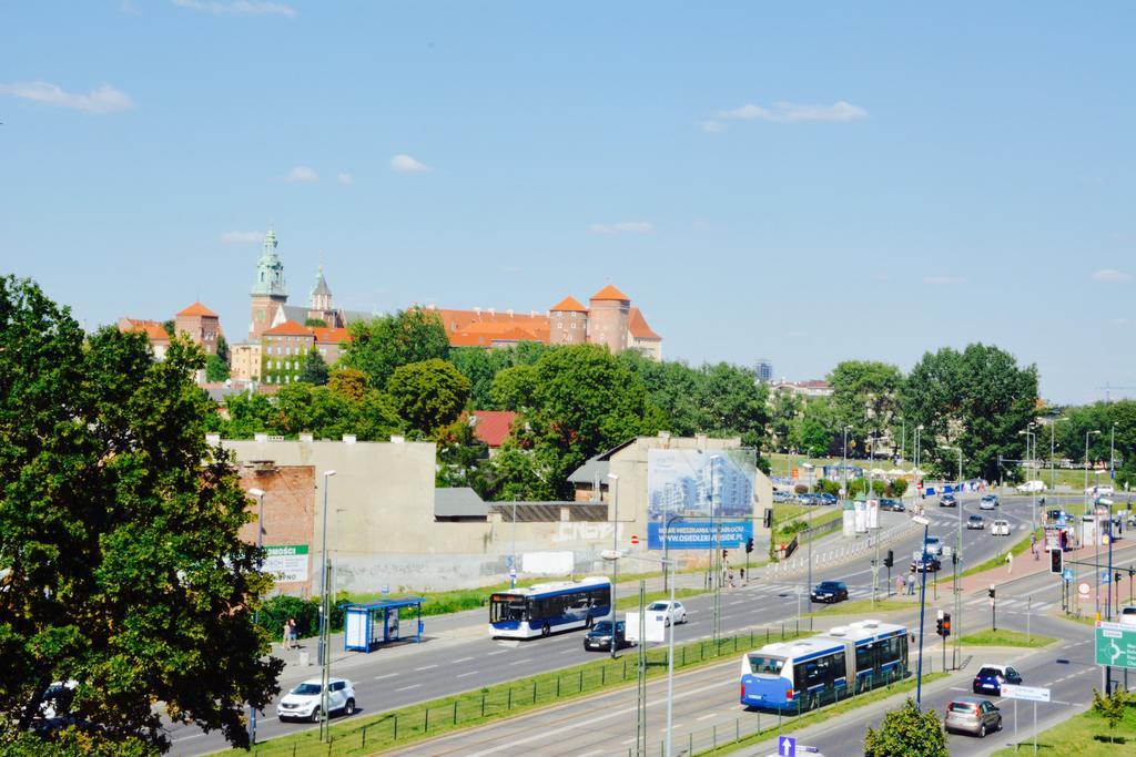 Apartament Z Widokiem Na Wawel W Centrum Miasta Krasków Cameră foto